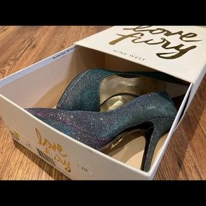 Stunning Nine West Love Fury size 7 heels